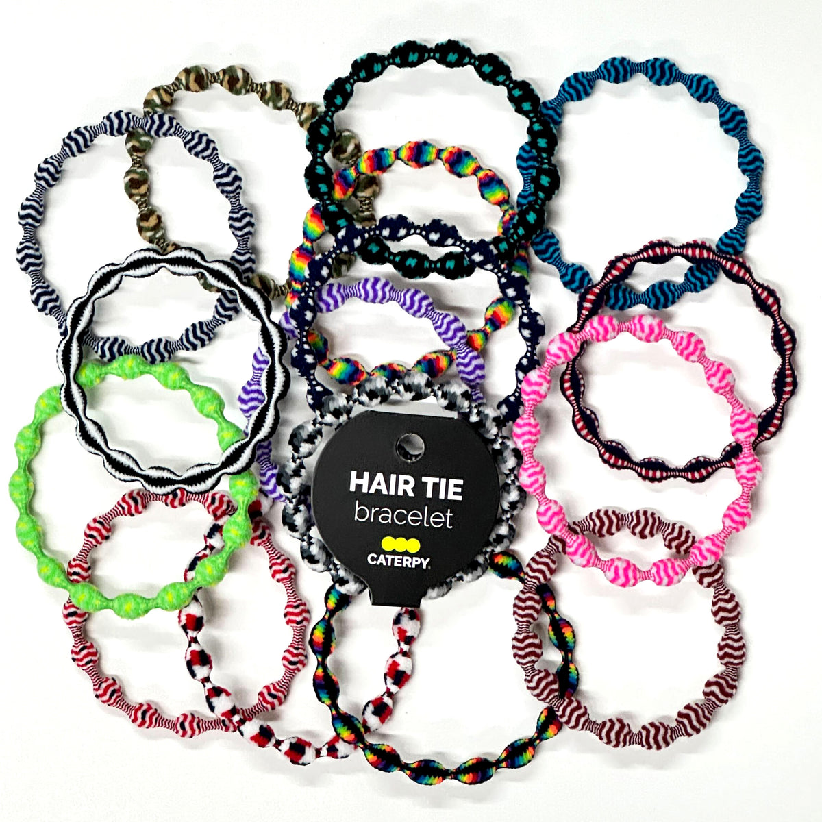 Caterpy - No-Crease Hair Tie (Assorted Colours)