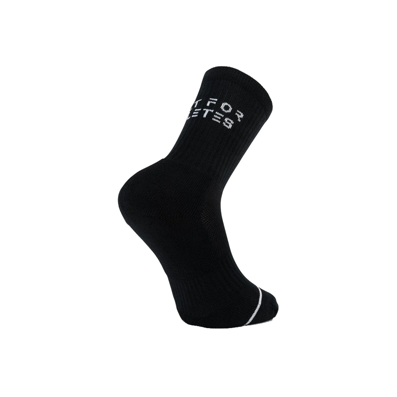 Built for Athletes - Crew Training Socks - Black