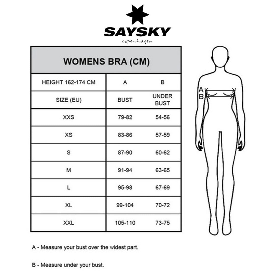 Saysky - Star Combat Sports Bra - Blue/White - Women's