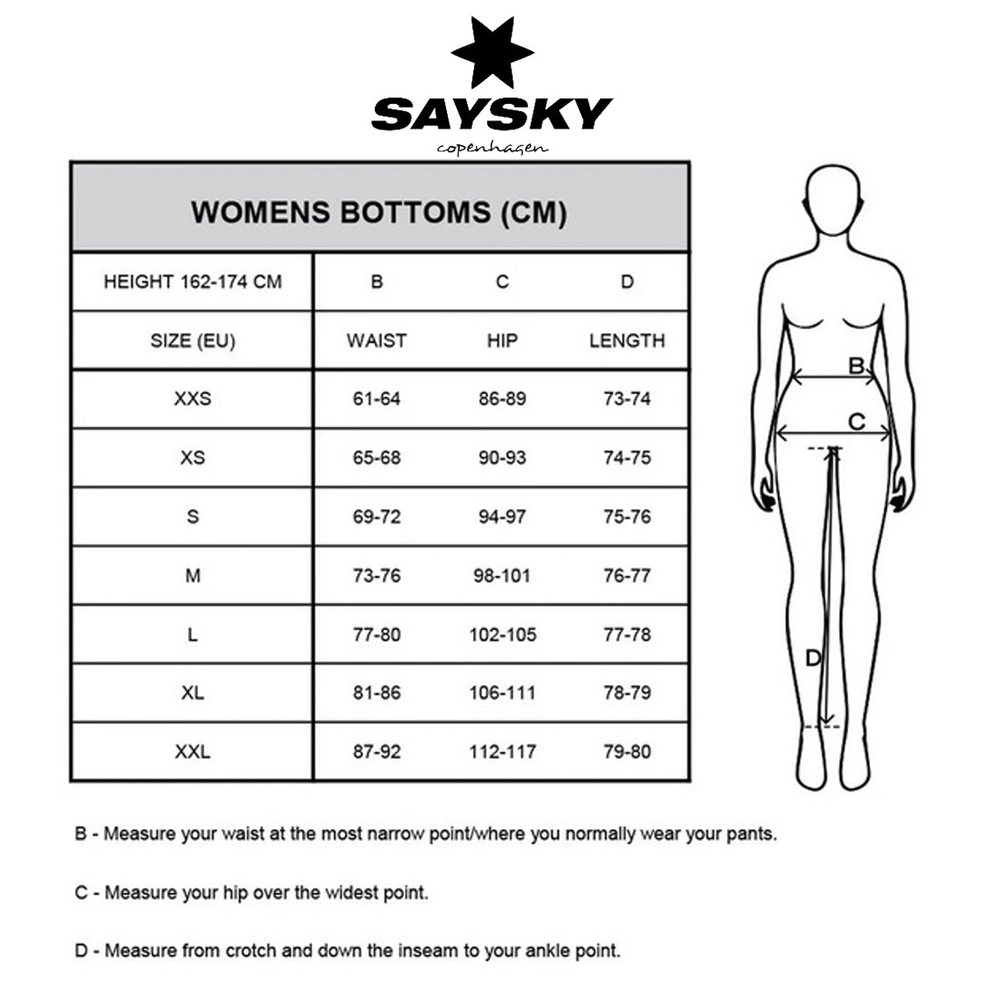 Saysky - Flow+ Short Tights 4" - Black - Women's
