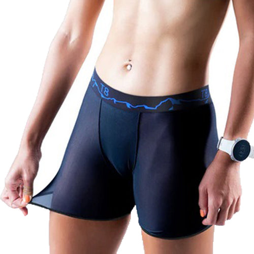 T8 - Commando Running Underwear - Black - Women's