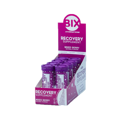BIX - Recovery Supplement (Mixed Berry Flavour) - Box of 8 Tubes
