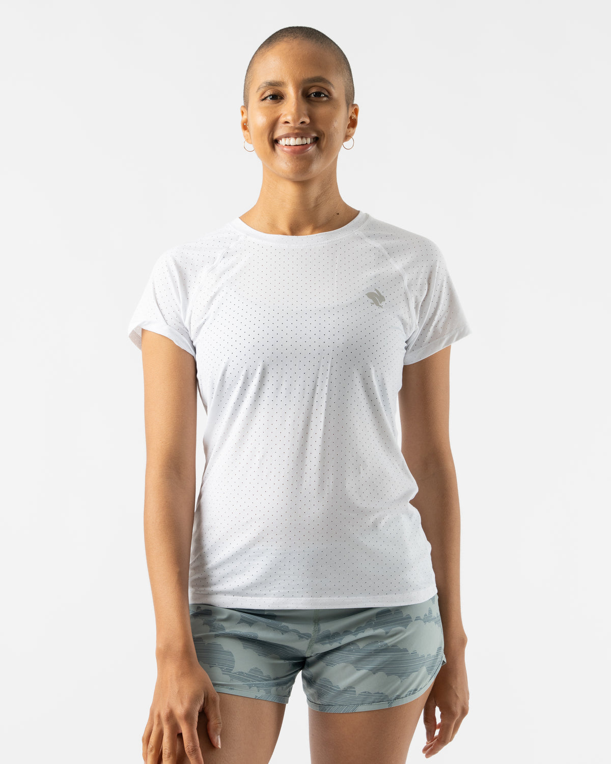 rabbit - EZ Tee Perf ICE SS - White - Women's