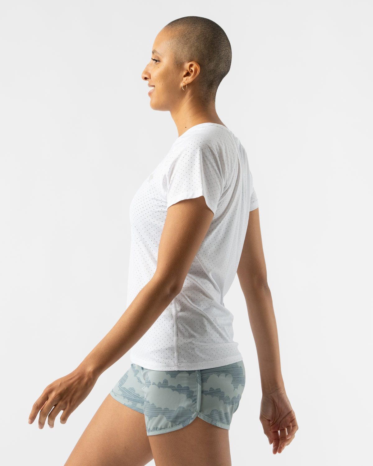 rabbit - EZ Tee Perf ICE SS - White - Women's
