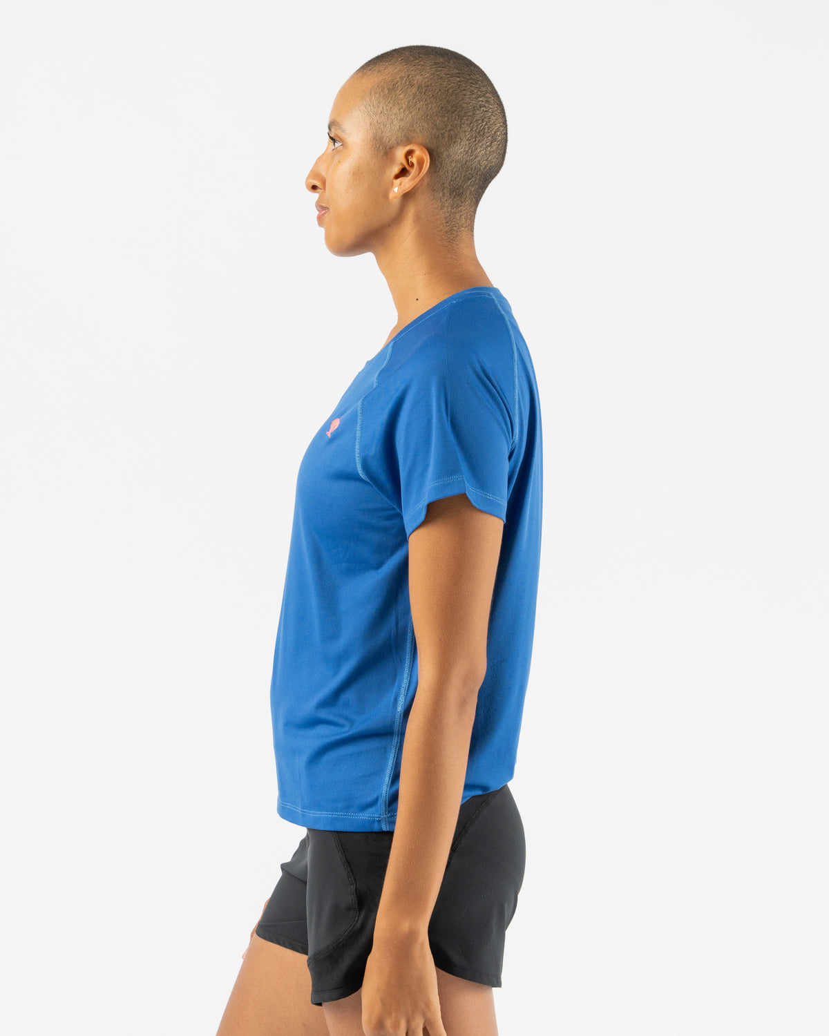 rabbit - EZ Tee Cropped - Classic Blue - Women's