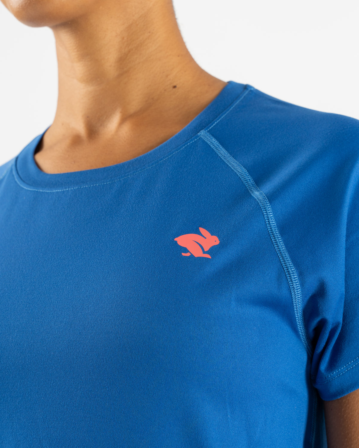 rabbit - EZ Tee Cropped - Classic Blue - Women's