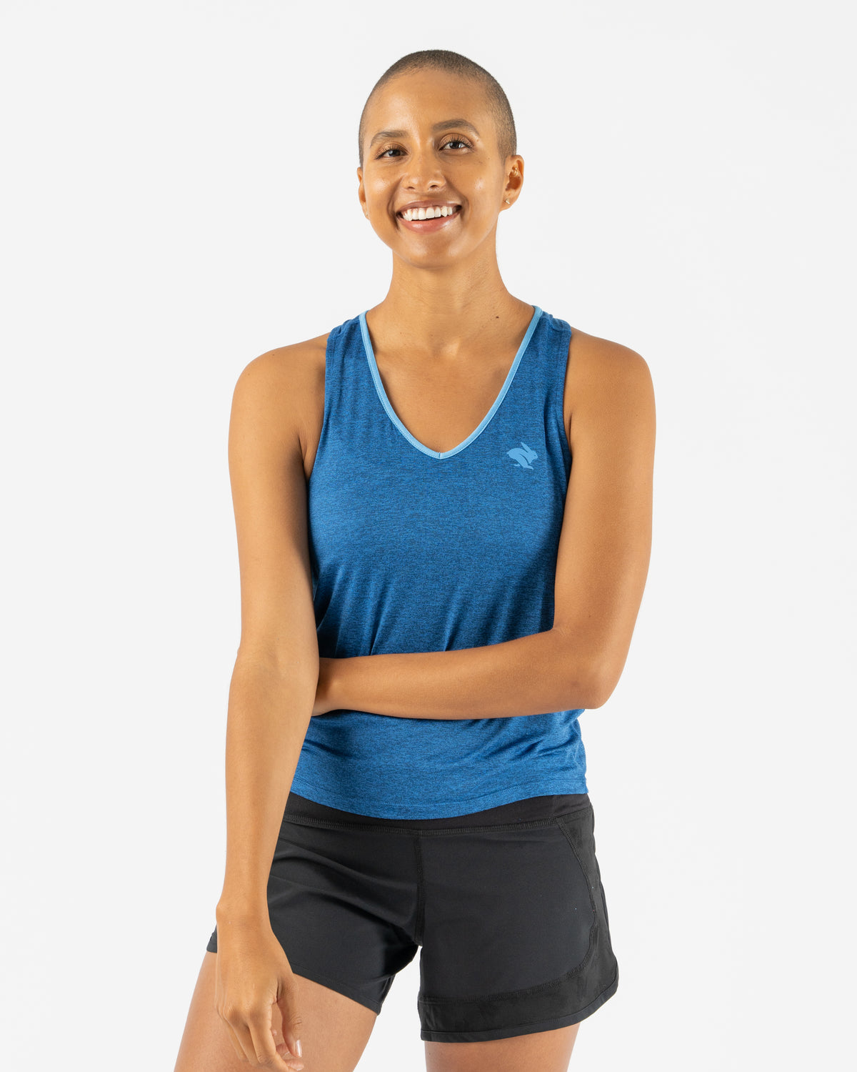 rabbit - EZ Vee Tank - Classic Blue - Women's