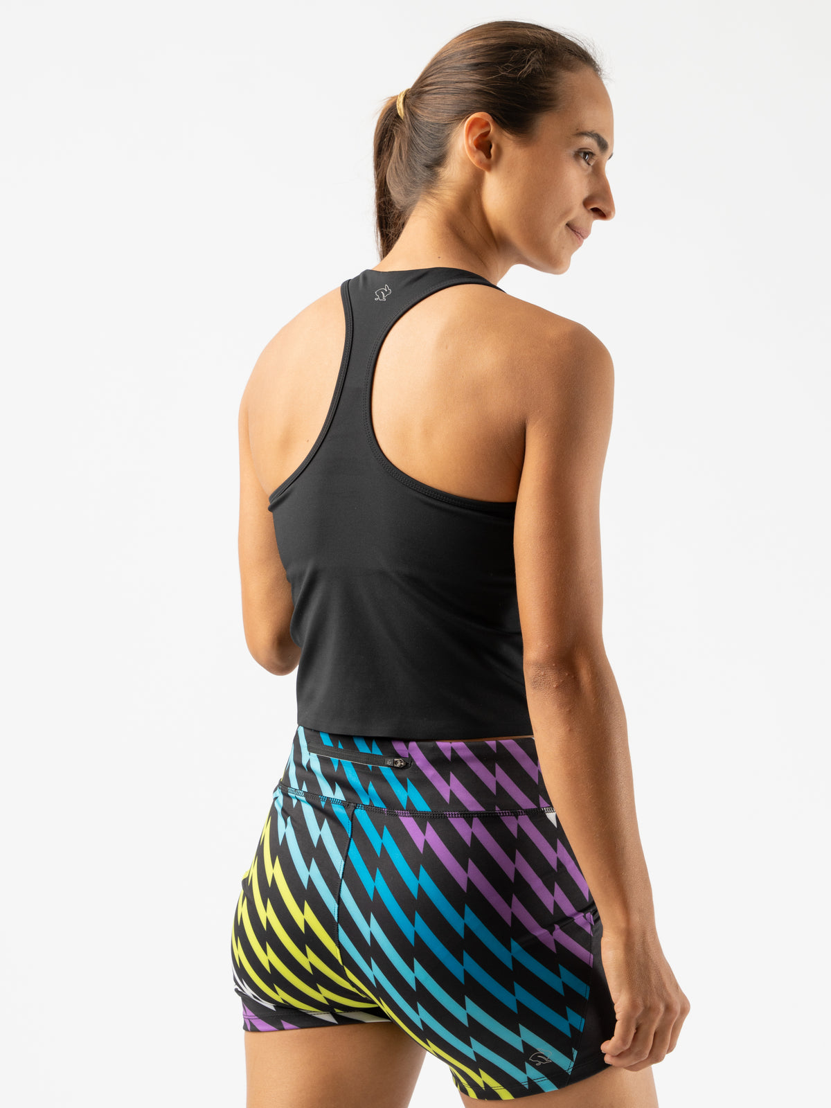 rabbit - Go Time Crop - Black - Women's