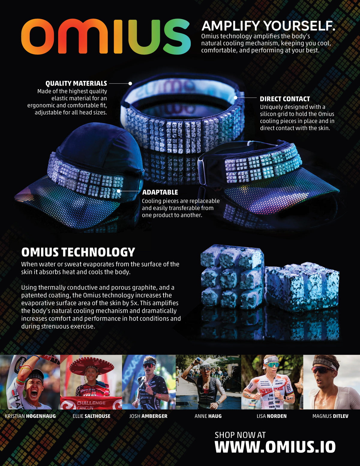 Omius - Cap - Black