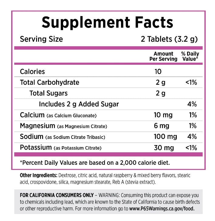 SaltStick - FastChews - Mixed Berry - 10 Tablets Packet