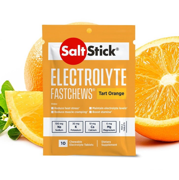 SaltStick - FastChews - Tart Orange - 10 Tablets Packet