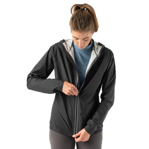 rabbit - Treeline Running Jacket - Black  - Women's