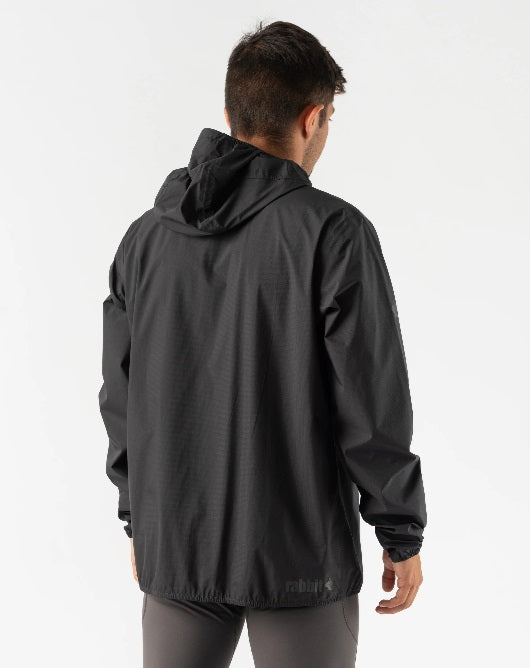 rabbit - Treeline Running Jacket - Black  - Men's
