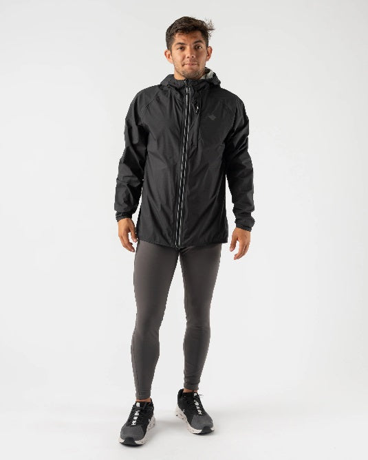 rabbit - Treeline Running Jacket - Black  - Men's