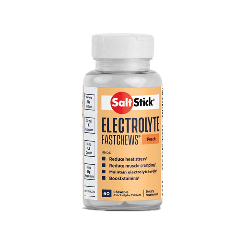 SaltStick - FastChews - Peach - 60 Tablets Bottle