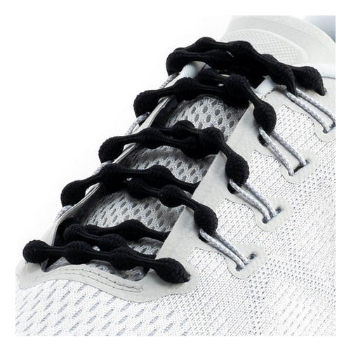 Caterpy - Run No-Tie Shoelaces - Standard (30in / 75cm) - Jaguar Black