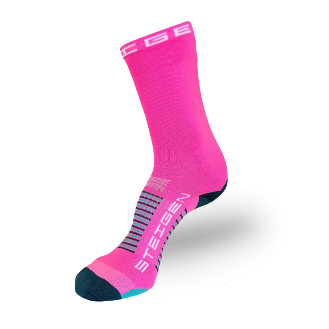 Steigen - 3/4 Length Running Socks - Pink