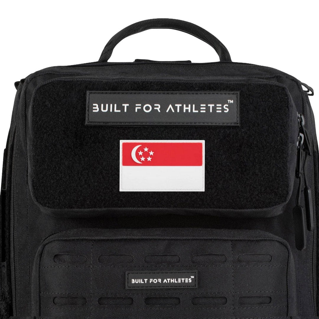 Built for Athletes - Patch - Singapore Flag
