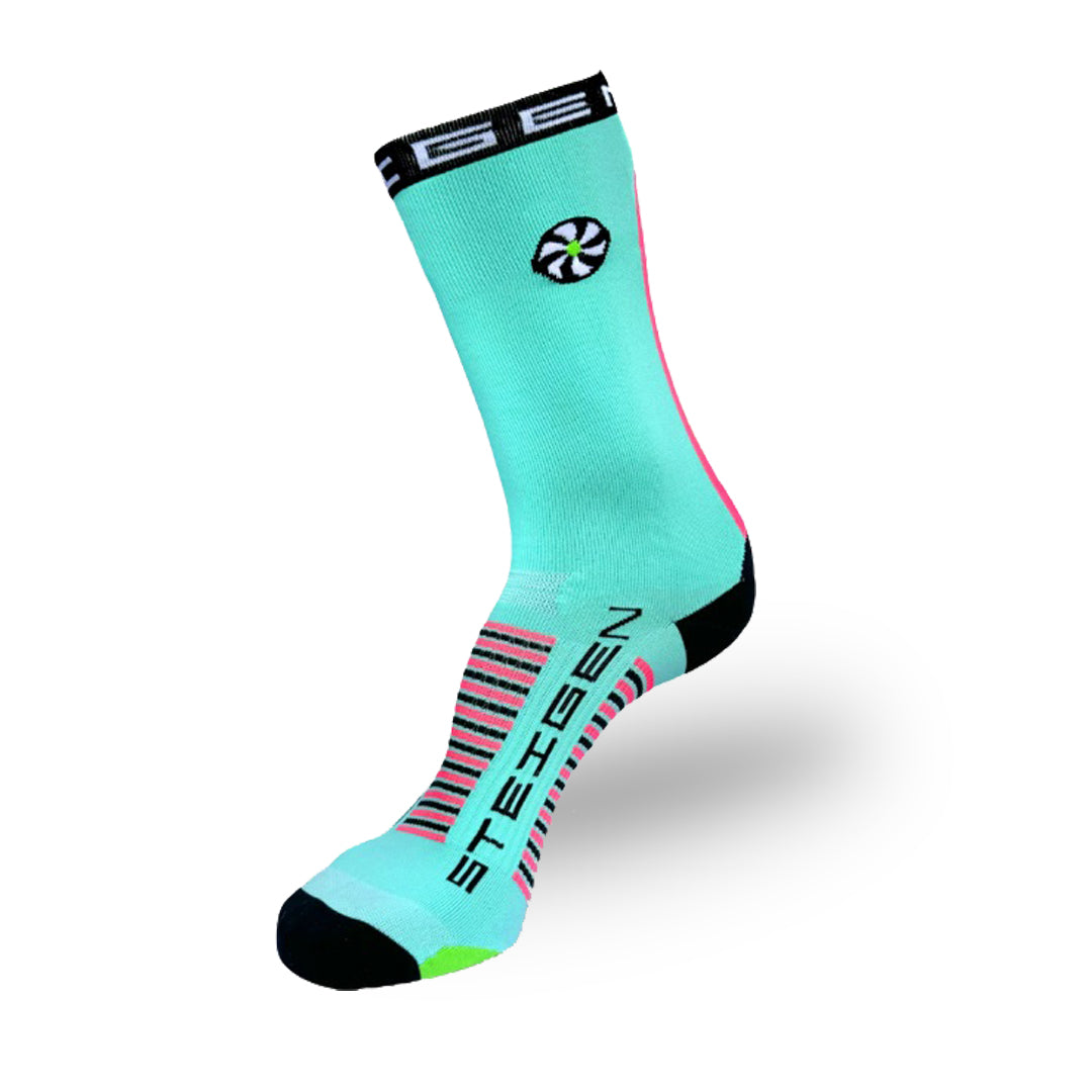 Steigen - 3/4 Length Running Socks - Licorice Allsorts