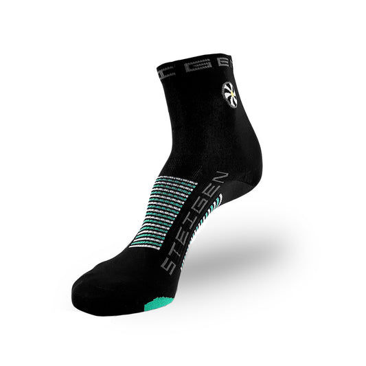 Steigen - 1/2 Length Running Socks - Black