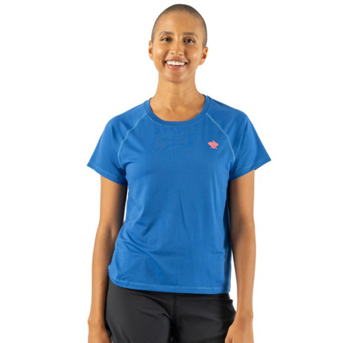 rabbit - EZ Tee Cropped - Classic Blue - Women's