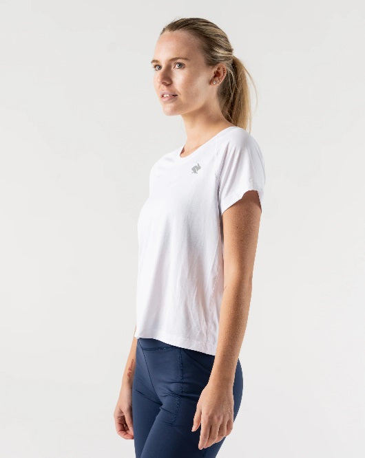 rabbit - EZ Tee Cropped - White - Women's