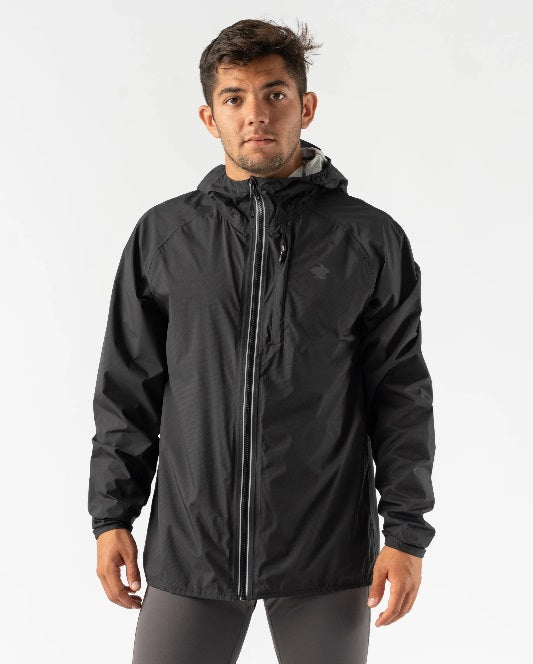 rabbit - Treeline Running Jacket - Black  - Men's