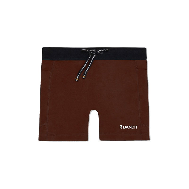 Bandit Running - Stamina™ 3" Compression Shorts - Coffee Bean - Women's