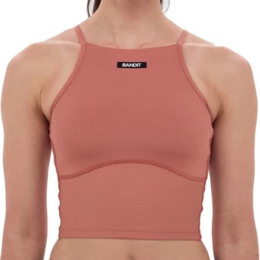 Bandit Running - Stamina™ 7 Pocket Nova Crop - Baked Clay - Women's