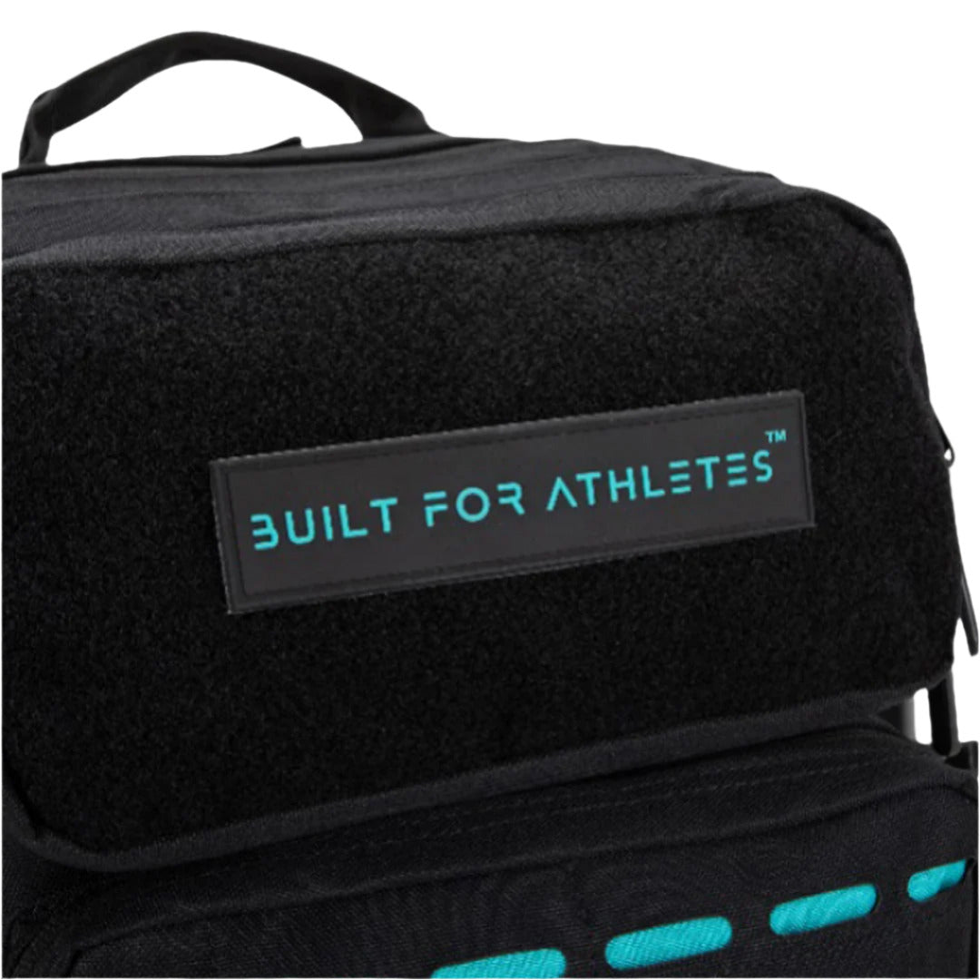 Built for Athletes - Hero Backpack Plus - Black & Aqua