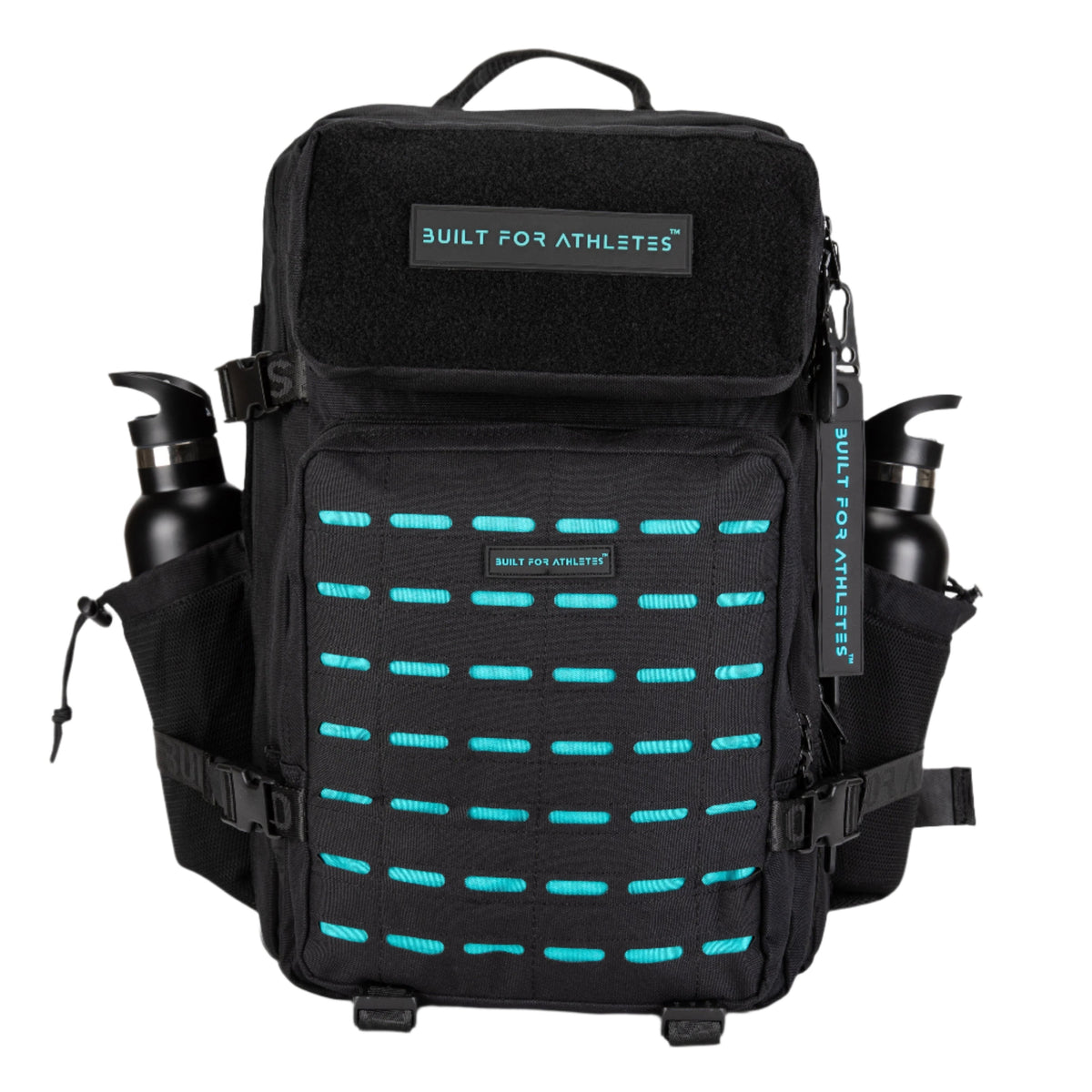 Built for Athletes - Hero Backpack Plus - Black & Aqua