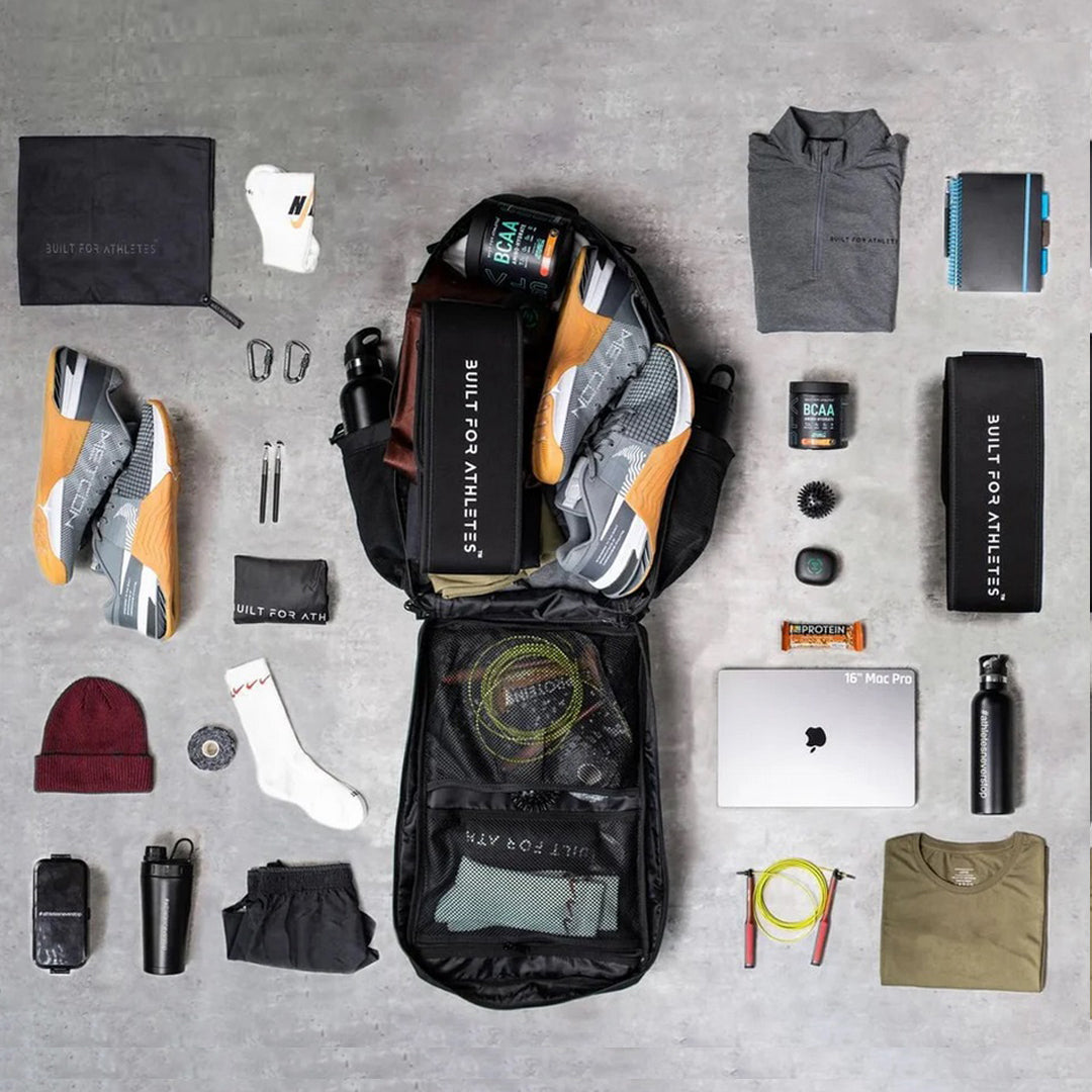 Built for Athletes - Hero Backpack Plus - Black & Aqua