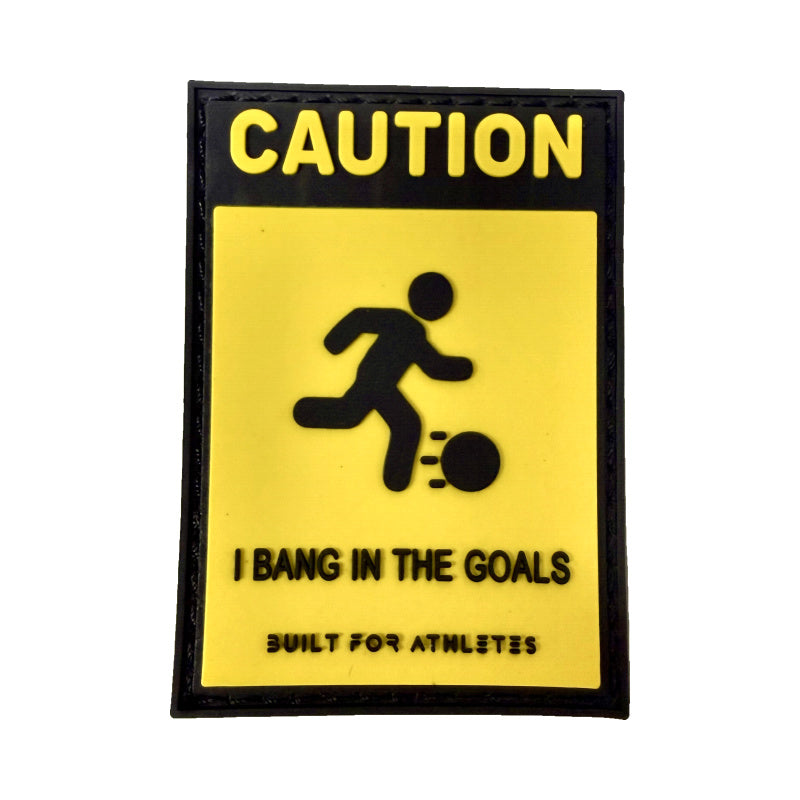 Built for Athletes - Patch - CAUTION: Football
