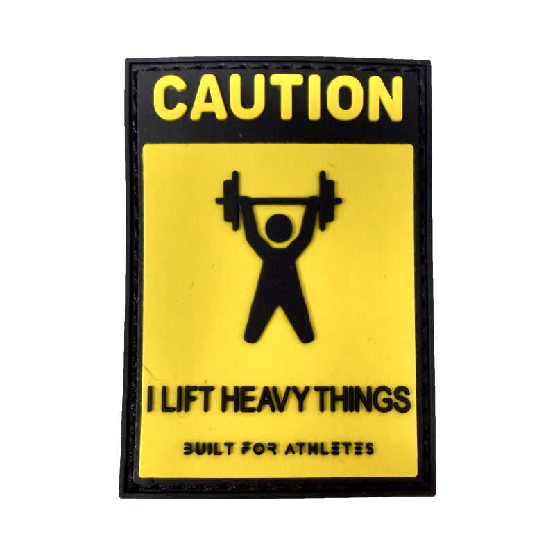 Built for Athletes - Patch - CAUTION: Lifting