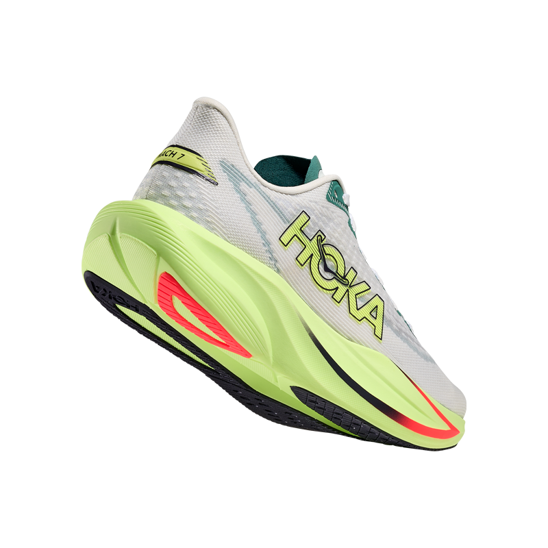 HOKA - Mach 7 - Frost/Neon Yuzu - Women's