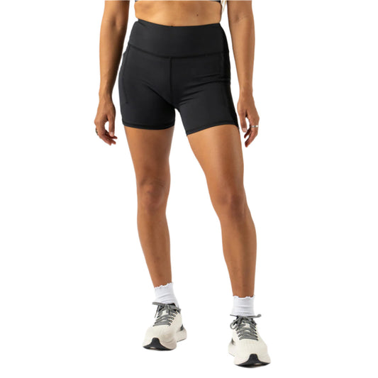 rabbit - Speed Leggy 4" High Rise - Black - Women's