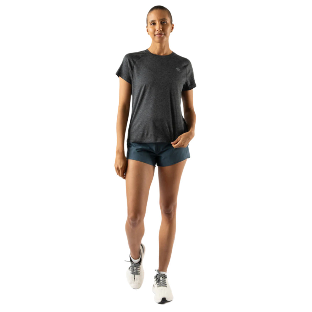 rabbit - EZ Tee SS - Black Charcoal - Women's