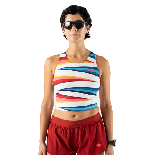 rabbit - Crusher Pocket Crop - Vaporous Gray Stripe - Women's