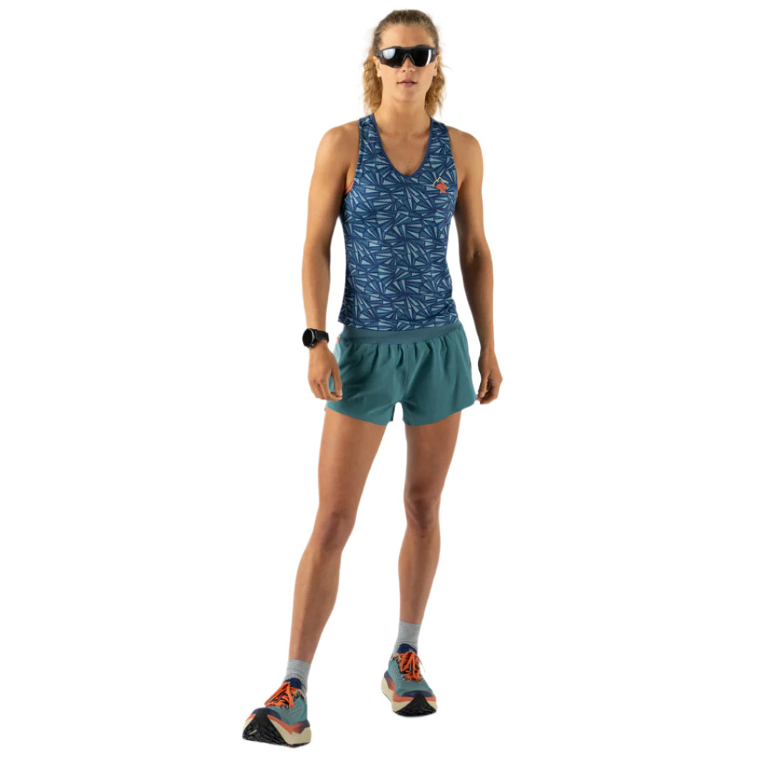 rabbit - EZ Vee Trail Tank - Midnight Sail Shard - Women's
