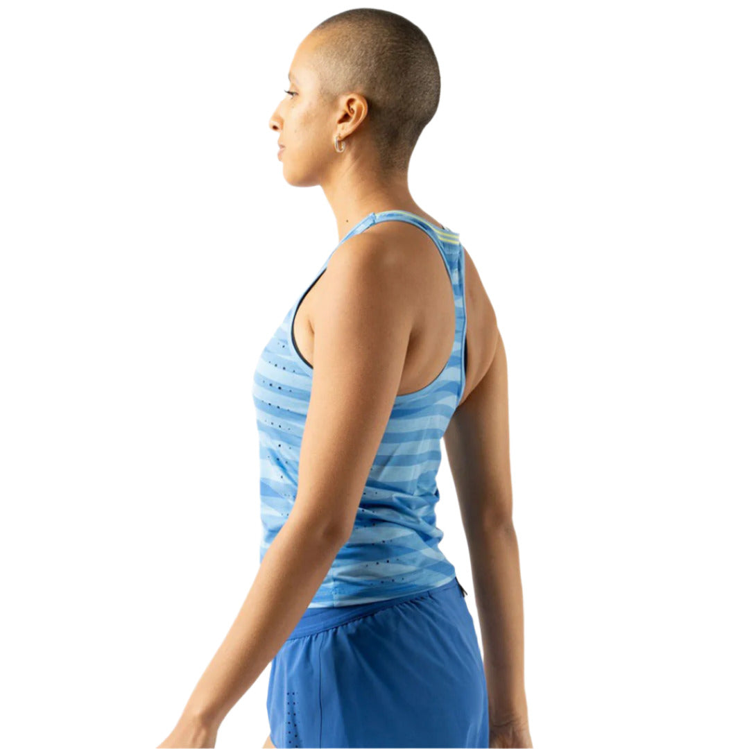 rabbit - Flow State Tank - Azure Blue Stripe - Women's