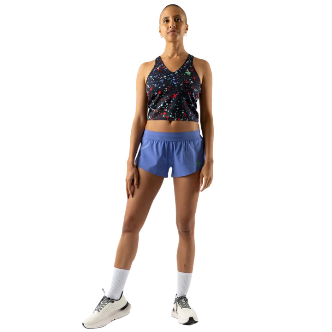 rabbit - Go Time Crop - Stretch Limo Splatter - Women's