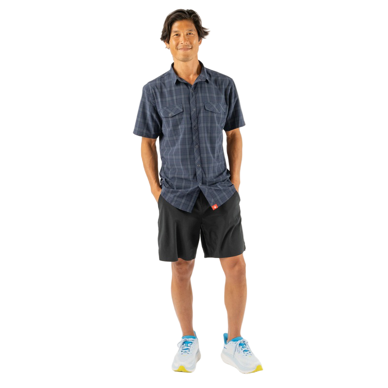 rabbit - High Country SS - Dress Blues Plaid - Men's