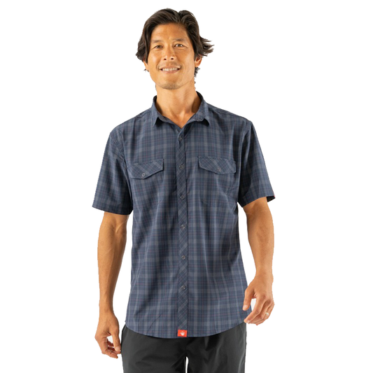 rabbit - High Country SS - Dress Blues Plaid - Men's