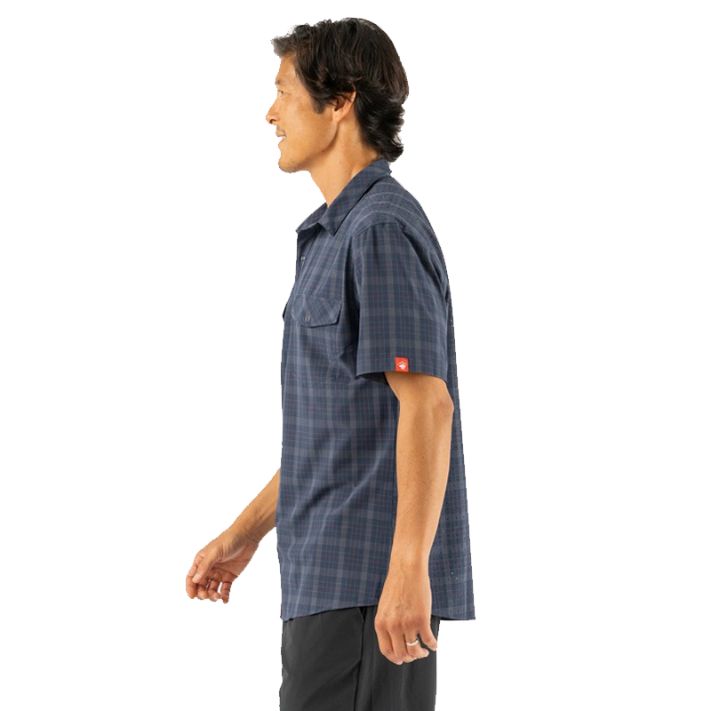 rabbit - High Country SS - Dress Blues Plaid - Men's