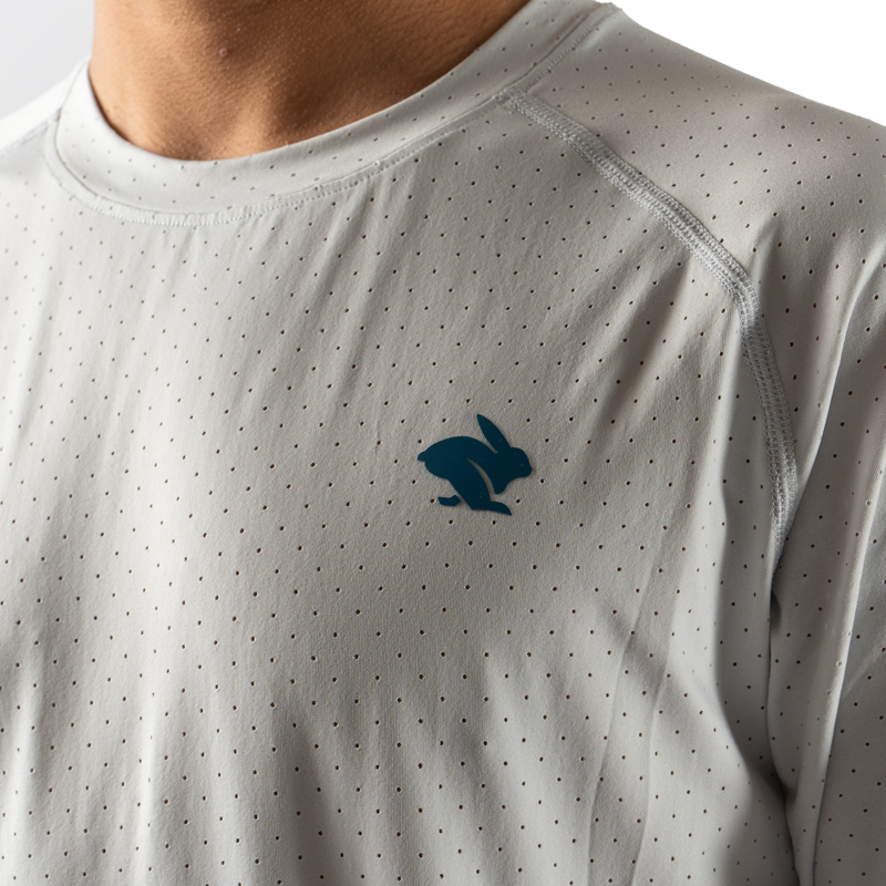 rabbit - ICE Perf Tee SS - Quiet Grey - Men's