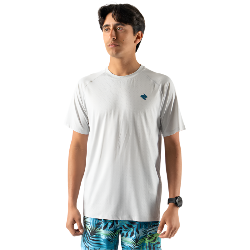 rabbit - ICE Perf Tee SS - Quiet Grey - Men's