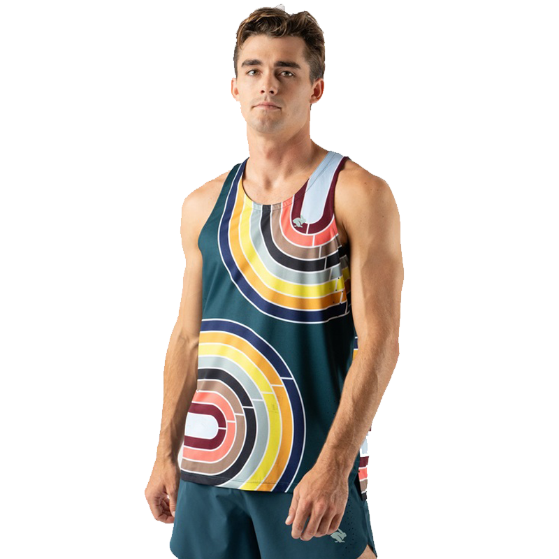 rabbit - Race Pace Tank - Dark Sea Track - Men's