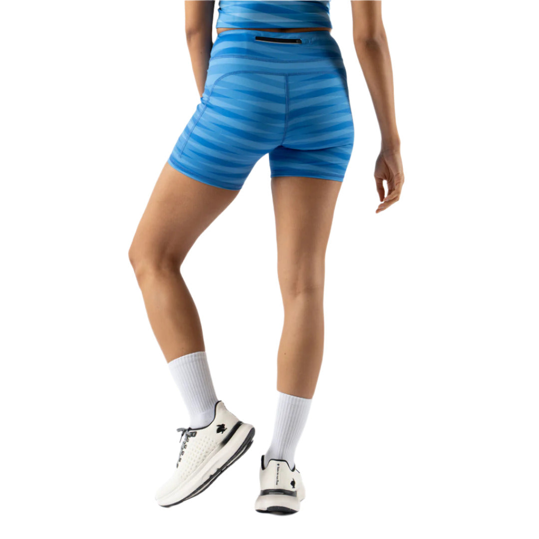rabbit - Speed Leggy 4" - Azure Blue Stripe - Women's