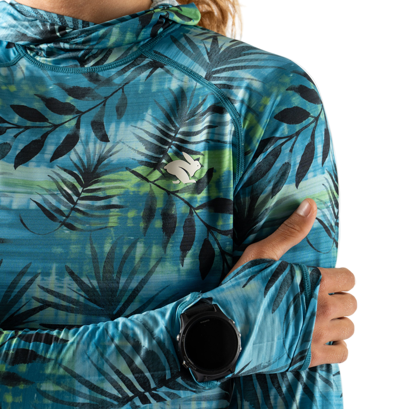 rabbit - UPF Deflector 2.0 - Algiers Blue Tropics - Women's