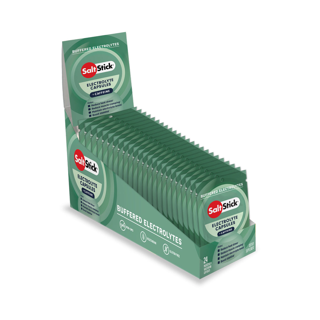 SaltStick - Electrolyte Caps Plus (Caffeinated) - 4 Capsule Packet